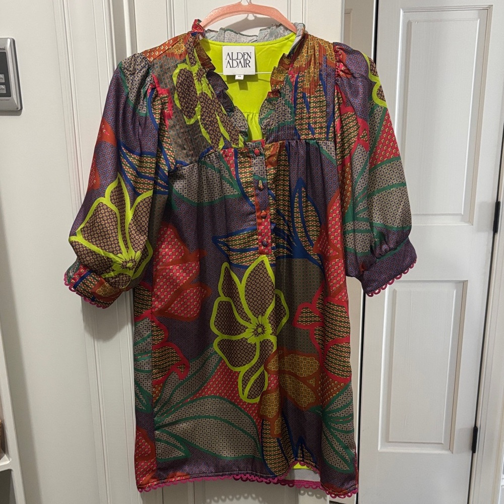 Alden Adair floral Lori dress NWT